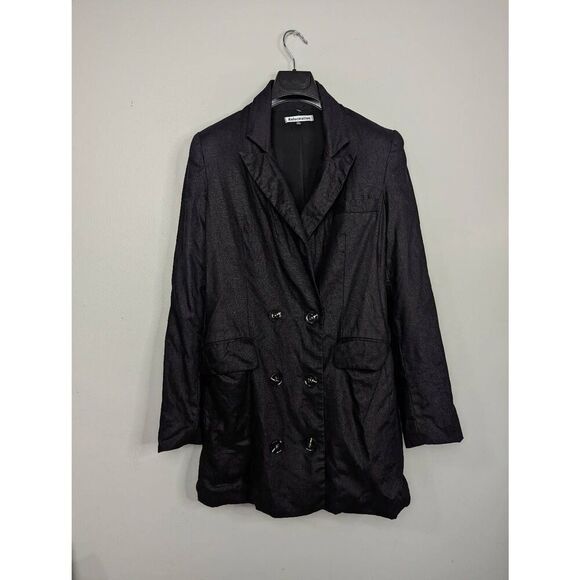 Reformation Maxwell linen black blazer dress Medium - Picture 3 of 10